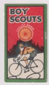 Trade card, Goodwin's, The Girl Guide & Boy Scout Series, type card, Boy Scouts Cyclist Badge (