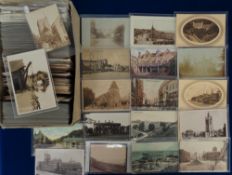 Postcards, a mixed UK topographical and subject collection of 450+ cards, with many greetings (