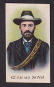 Cigarette card, Robert's, Colonial Troops, type card, Christian De Wet (vg) (1)