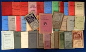 South African Football Archive, early 1900's, a collection of 35+ small format booklets relating