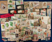 Ephemera, Scraps etc., a collection of mixed loose scraps to include animals, birds, children,