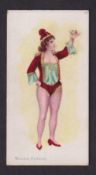 Cigarette card, Richmond Cavendish Co, Music Hall Artistes, type card, Maggie Duggan (gd) (1)