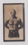 Cigarette card, Taddy, Wrestler, Buttan Singh, type card (corner crease otherwise clean example)