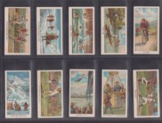 Cigarette cards, Boguslavsky, Sports Records (1-25) and (26-50), (two sets, 25 cards in each)