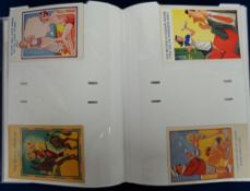 Postcards, Comic, a mixed age collection of approx. 200 cards in modern album. Artists include
