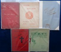 Theatre, 12 London Theatrical Souvenirs 1896- 1916 to comprise Royal Court 'The Tempest' 1903,