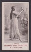 Cigarette card, Fraenkel Bros., Beauties, 'HUMPS', type card, ref. H222, picture no 23 (gd) (1)