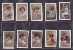 Trade cards, Queen Elizabeth Laundry, Beauties, Children & Couples, 19 different cards (gd/vg)