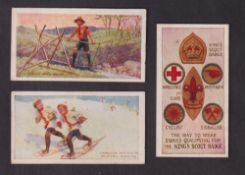 Trade cards, Canada, Cowan's, Boy Scout Pictures (Second Series), 3 cards, 'Despatch Running' (sl