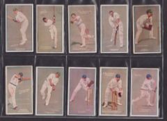 Cigarette cards, Sniders & Abrahams, Cricketers in Action (set 40 cards) including W G Grace (some