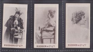 Cigarette cards, Hudden Beauties HUMPS (Blue scroll backs), 3 cards Handbook reference H222 pictures