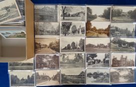 Postcards, Surrey, a mixed age collection of approx. 290 cards, with RPs of Wonersh village, Trigg's