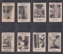 Cigarette cards, Robinson & Sons, Derbyshire & The Peak, 8 cards, all with faults, Dove Dale,