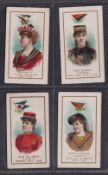 Cigarette cards, USA, Duke's, Yacht Colors of the World, medium size, four cards, Isle of Purbeck