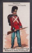 Cigarette card, Roberts & Sons, Armies of the World (Printed back), type card, Denmark, Infantry
