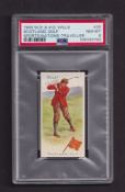 Cigarette card, Wills Sports of all Nations type card no.35 Golf (Traveller back) professionally