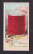 Cigarette card, Smith's, Advertisement card, type card with advert for 'Smith's Sun Cured