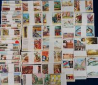 Trade cards, Italy, Café Lavazza, a collection of 50 sets, complete run, Serie numbers between 170-
