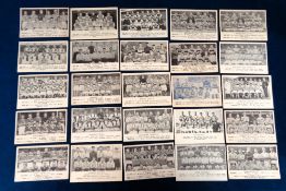 Trade cards, Daily Express, Football Teams 1955/56, 'P' size, 35 different inc. Arsenal, Leeds