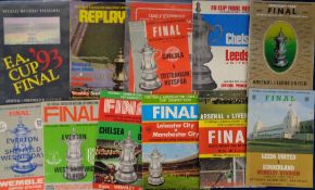 Football programmes, FAC Finals & Semi-Finals, a collection of 47 FAC Final programmes 1960-2010 (
