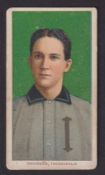 Cigarette card, USA, ATC, Baseball Subject, T206 (Carolina Brights), Davidson, Indianapolis (corners