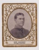 Cigarette card, USA, ATC (Ramly Cigarettes), Baseball Series, T204, John Anderson (Oval frame)