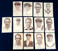 Trade cards, Wintergarden Theatre, Ipswich, Australian Touring Cricket side, plain backs,