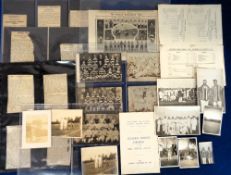 Sport, Leicestershire, a selection of Cricket & Rugby items inc. Leicestershire Rugby Union Team