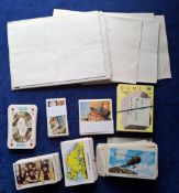 Trade cards, 9 different series part sets Monty Gum Kojak p/c inset (27), Unusually Funny Factory