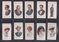 Cigarette cards, Smith's Cinema Stars (set 25 cards) including 2 x Charlie Chaplin cards, mixed
