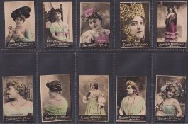 Cigarette cards, Egypt, Stamelis Douras, Photo Series, Actresses, standard size, no borders, plain