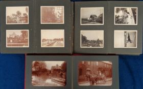 Photographs, Wargrave and Mapledurham, 3 albums to comprise 1 containing photographs of