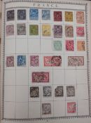 Stamps, All world collection housed in a Victorian stamp album, mainly used, to include European,