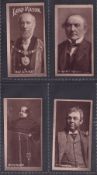 Cigarette cards, USA, Allen & Ginter, Woodburytype Series, Male subjects & Royalty, vertical 'Our