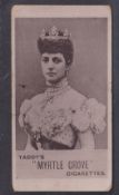 Cigarette card, Taddy, English Royalty, type card, ref. H416, Princess of Wales (Queen Alexandra) (
