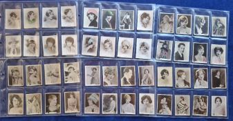 Cigarette cards, Film & Cinema, 71 cards, Westminster (64) various series Cinema Stars, Movie Stars,