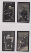 Cigarette cards, Smith's, Champions of Sport (Red Multi-backed), four cards, all Riflemen, no 11