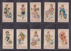 Trade cards, Fry's Chocolate China & Porcelain Series (set 15 cards) (couple slightly grubby gen
