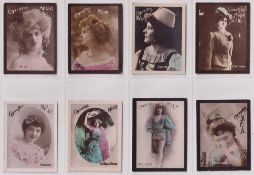 Cigarette cards, Algeria, Melia, Photo Series 3 (A) (2), '1500 Sujets' back, Actresses, 'M' size,