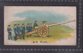 Cigarette card, Alberge & Bromet Boer War Scenes & General Interest, type card '4.7 Gun' (Bridal
