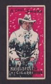 Cigarette card, Kriegsfeld, Phrases & Advertisements, type card, 'A Cool Smoke' (gd) (1)