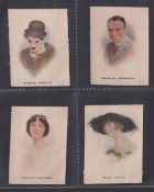 Trade silks, The Home Mirror, 'M' size (set, 4 silks) includes Charlie Chaplin (gd)