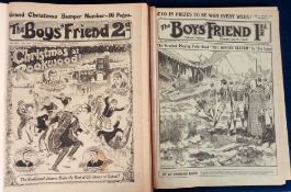 The Boys' Friend Magazine, 7 bound volumes with a range of issues dating from 1905 to 1926,