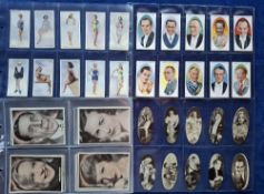 Cigarette cards, 6 sets; all Cinema & Entertainment related; Carreras Film Stars Oval (72 cards