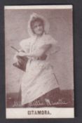 Cigarette card, R.P. Gloag, Actresses, 'ANGLO' (Citamora), type card, Miss Nellie Navette (very