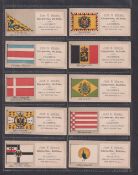 Trade cards, USA, John N. Morris, New Bedford, Mass., Flags of the World, 30 different cards (all