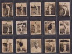 Cigarette cards, Godfrey Phillips Miniature size Cricketers (60), all with 'Pinnace Photos' backs (a