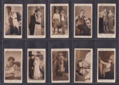 Cigarette cards, Wills Cinema Stars 3rd series including Walt Disney, Laurel & Hardy etc (both