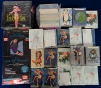 Glamour trading cards, Adult Fantasy Art cards, large quantity of loose cards (100s), and some sets,