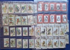 Cigarette cards, China & India, approx. 200 cards, mainly in part sets. Cards have the firms name in